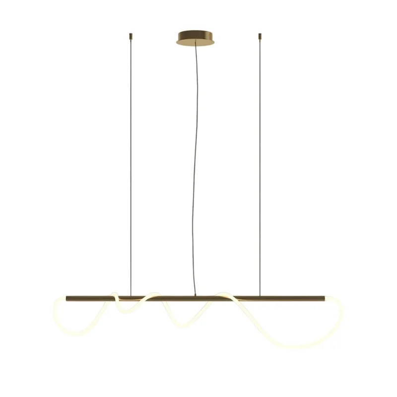Люстра светодиодная подвесная Maytoni Tau 30 Вт 3000К 3 кв.м (MOD166PL-L30G3K)