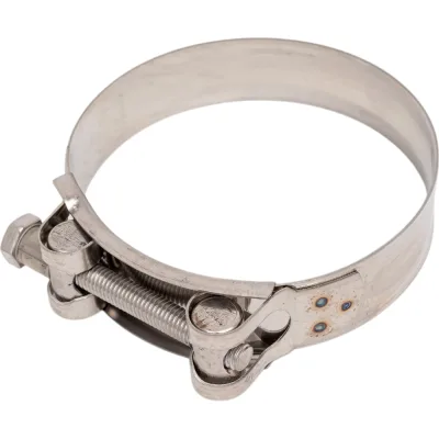 Усиленный хомут TITAN LOCK 92-97 мм, нержавеющая сталь лента+болт AISI 304 TL92-97RCSS