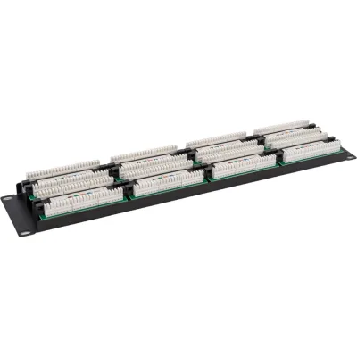 Коммутационная панель 19", 2U, 48 портов, UTP, RJ-45, CAT 5e REXANT 04-0022