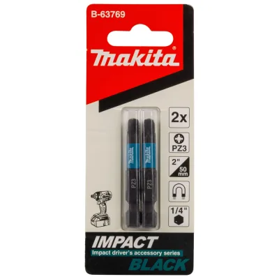 Насадка Impact Black (2 шт.; PZ3; 50 мм; E-form; MZ) Makita B-63769