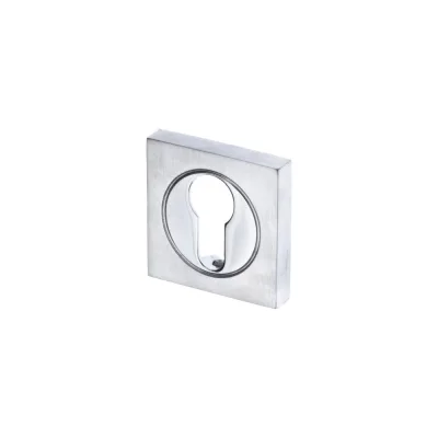 Розетка DOORLOCK DL M03/S PZ OC/SCB полиров./матированный хром, квадратная розетка 73577