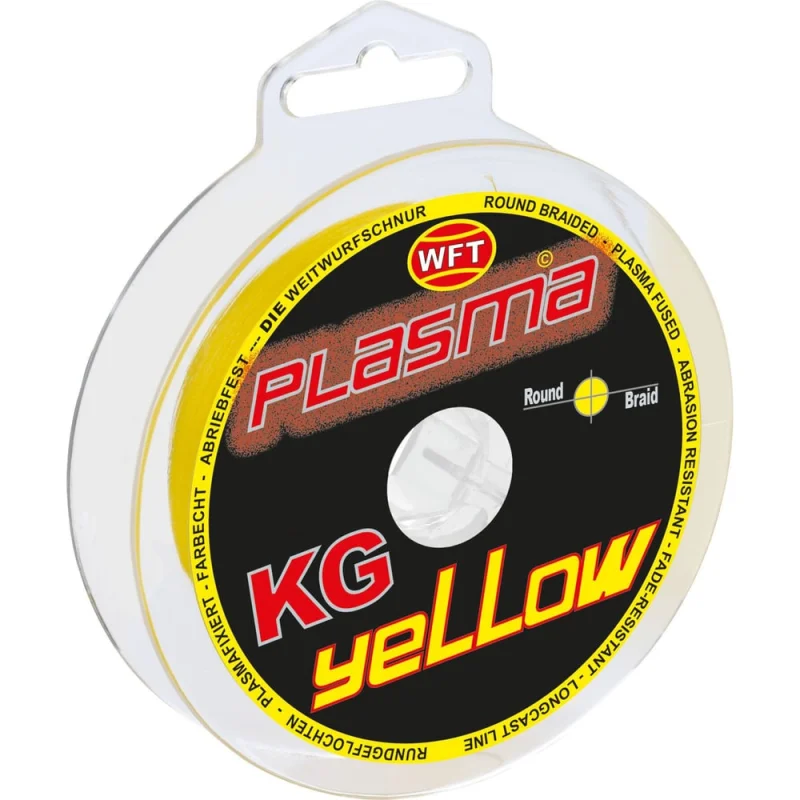 Плетеная леска WFT KG PLASMA Yellow 150/008 1D-C-603-008