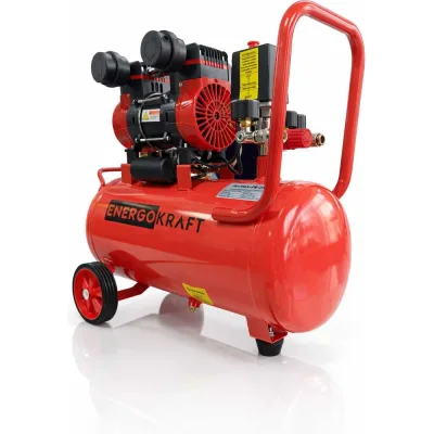 Компрессор ENERGOKRAFT AIRMAX безмасляный 24/280 1,5кВт, 280л/мин, 24л, 8 атм 00-00000050