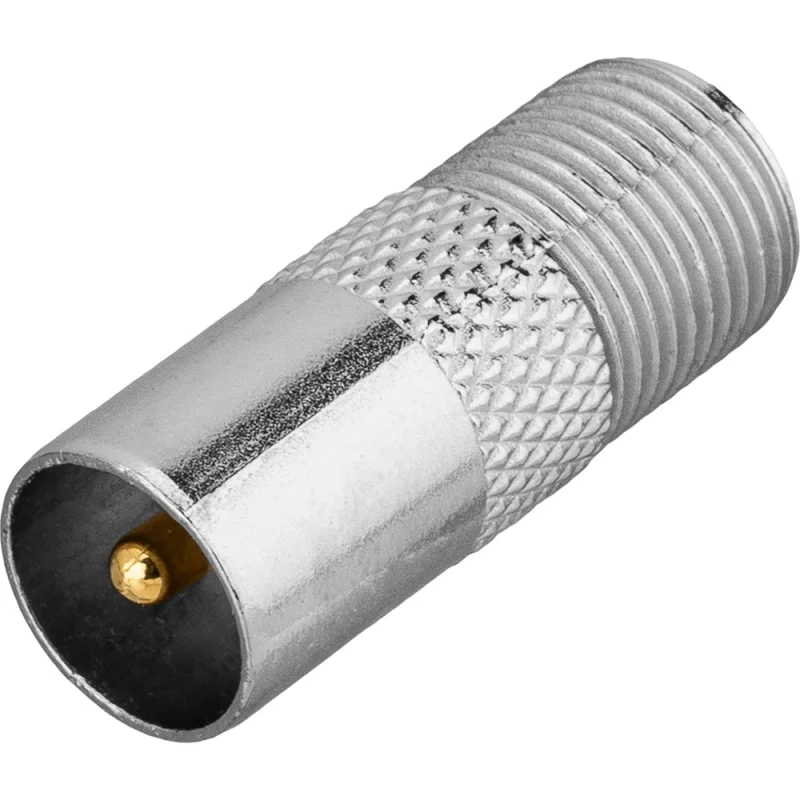 Антенный переходник RG-6, SAT, гнездо F - штекер ТВ REXANT 06-0025-A