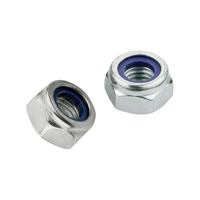 Гайка Море Метизов DIN 985, цинк, М4, 100 шт. GAYKA985CM4100M