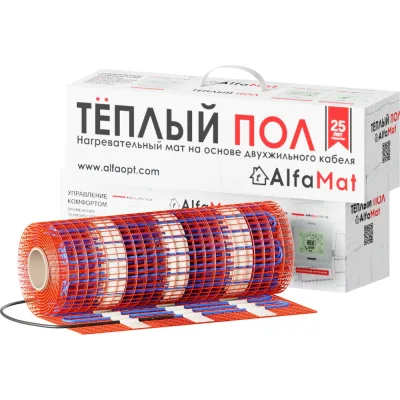 Мат нагревательный AlfaOpt AlfaMat-150 (2,0 м²) AM150-02-0