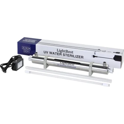 Уф стерилизатор для обеззараживания воды LightBest sde-021, uv-6gpm, 1x21w 700409002