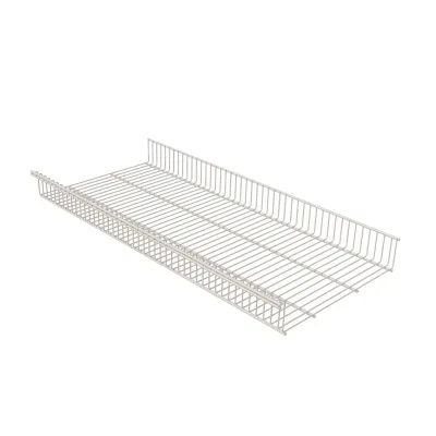 Корзина металлическая белая 603х440х85 мм Титан-GS