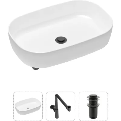 Накладная раковина для ванной Lavinia Boho Bathroom Sink Slim в комплекте 3 в 1 21520101