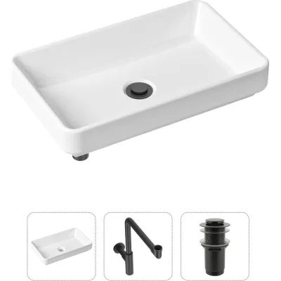 Накладная раковина для ванной Lavinia Boho Bathroom Sink Slim в комплекте 3 в 1 21520155