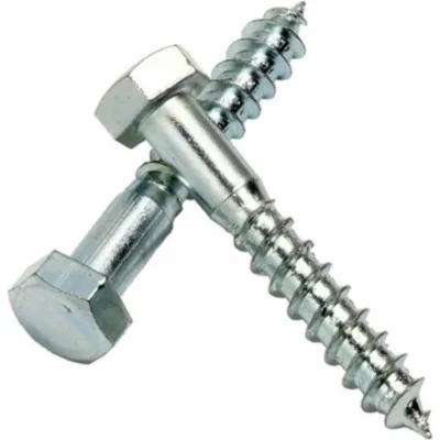 Шуруп с шестигранной головкой крепежная техника 10x220 10 шт. 497180 БК