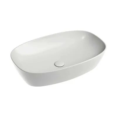 Умывальник-чаша накладная Ceramicanova Element овальная, цвет серый матовый, 600х380х138 мм CN6049MSG