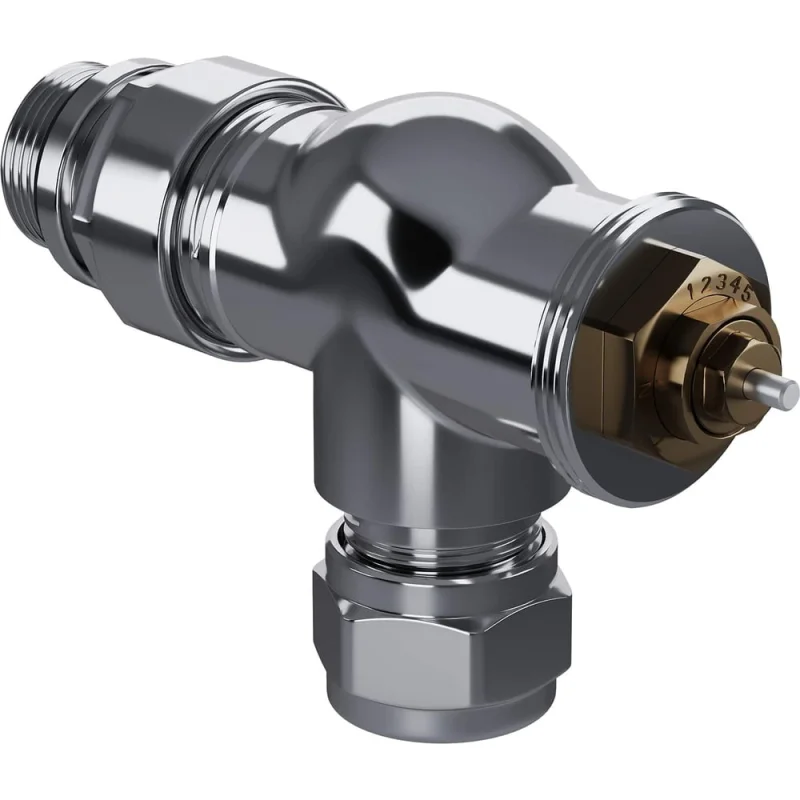 Набор термостатический осевой Royal Thermo Design Pro 15мм М30x1.5, хром НС-1646643