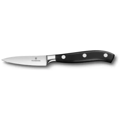 Нож для овощей и фруктов Victorinox Grand Maître кованый, 8 см, чёрный 7.7203.08G