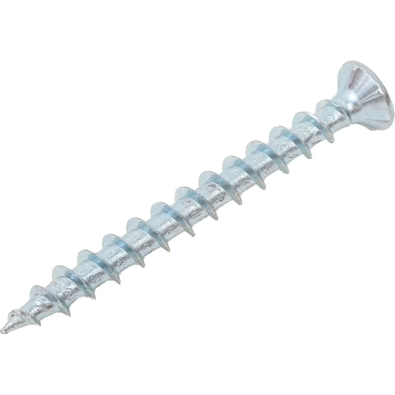 Саморез Daxmer оконный фурнитурный 4,1x40 бел.цинк,острый 500 шт 00-00463059