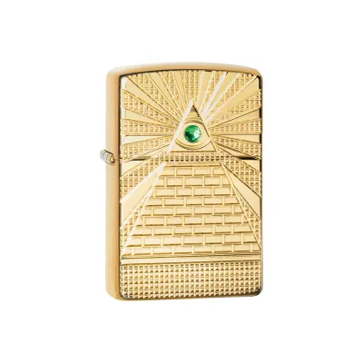 Зажигалка ZIPPO Armor с покрытием High Polish Brass, 36x12x56 мм, 49060