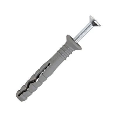 Дюбель-гвоздь Stalmax LDP-P 6х50 потайной бортик (арт. 10804) полипропилен (уп. 50 шт) 10804-023