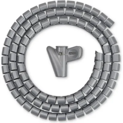 Кабельный органайзер BURO BHP CG155S Spiral Hose 15x1500mm, Silver 1175276