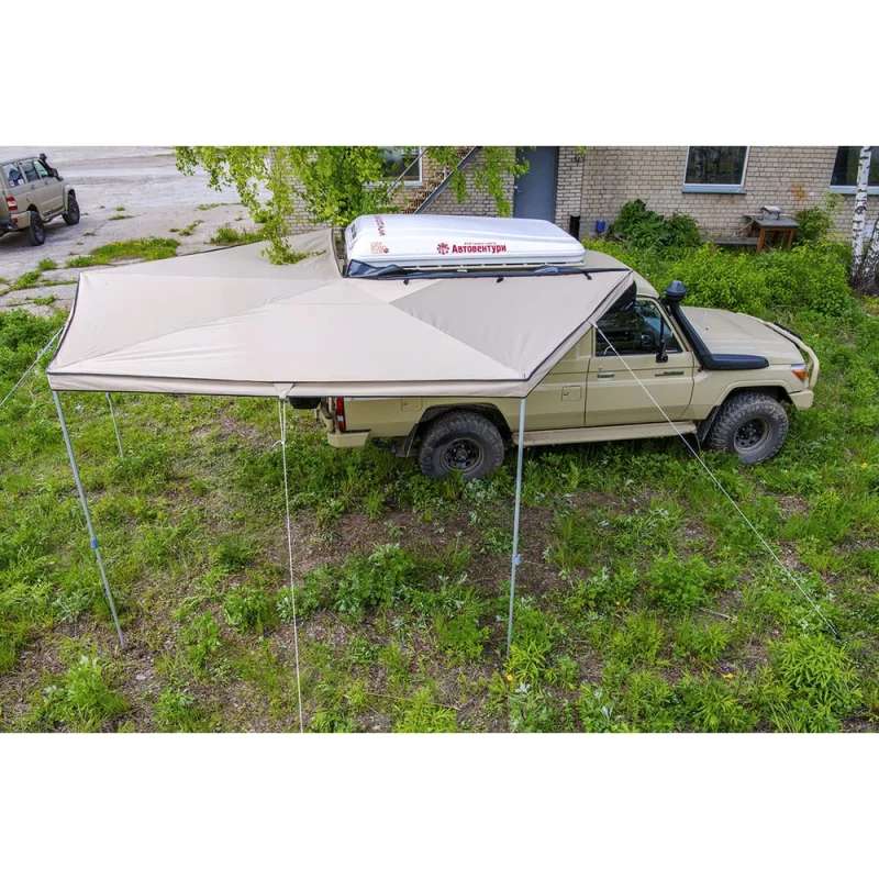 Автомобильная веерная маркиза РИФ 2,5x2,5 м, правая RIFAVF062525602