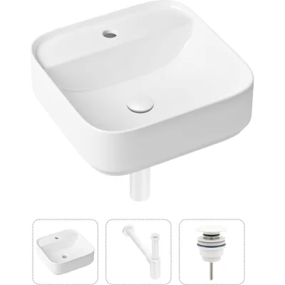 Накладная раковина для ванной Lavinia Boho Bathroom Sink Slim в комплекте 3 в 1 21520284