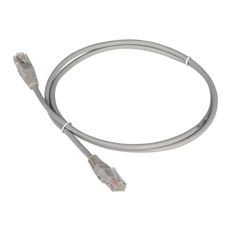 Патч-корд RJ45 - RJ45 TWT 4 пары, UTP, категория 5е, 50 м, серый, 45-45-50-GY