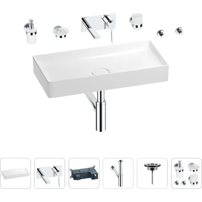 Раковина для ванной Wellsee Pure BY Wellsee в наборе 8 в 1 201006526
