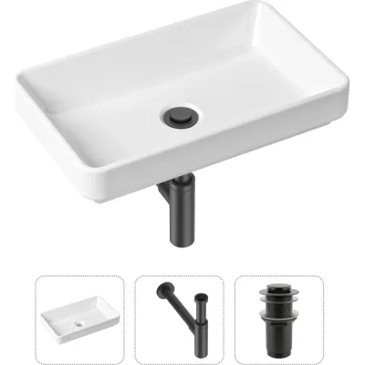 Накладная раковина для ванной Lavinia Boho Bathroom Sink Slim в комплекте 3 в 1 21520145