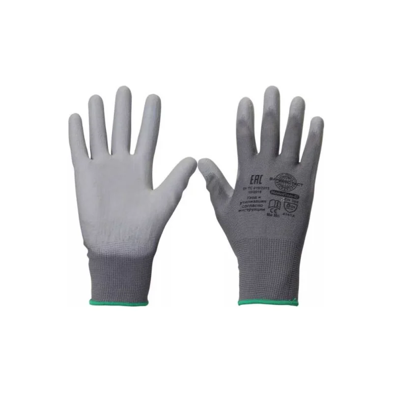 Перчатки Safeprotect НейпПол-С (нейлон+полиуретан, серый) р, 7 (S) 110501S