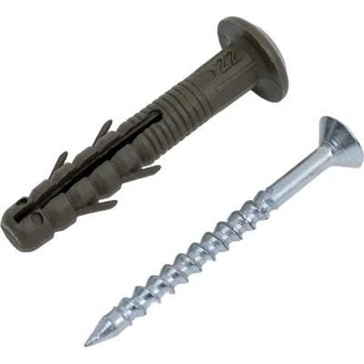 Дюбель гвоздь ВИРТУОЗ 6x40 грибовидный бортик - 100 шт П-60369