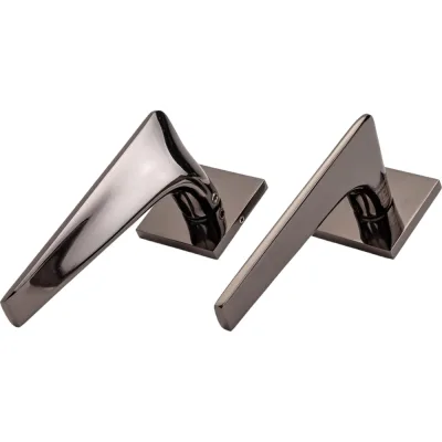 Дверные ручки на тонкой розетке BUSSARE BRAVO A-45-40 B.NICKEL 940000004029