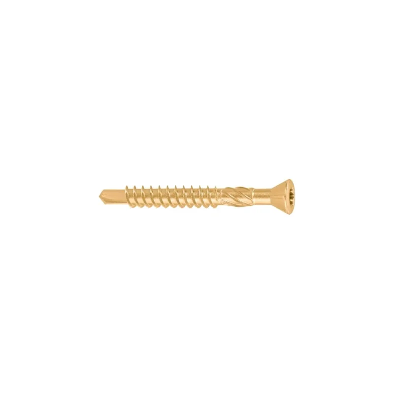 Шуруп для полов и паркета STARFIX 3,2x60 мм, желтый цинк, TORX10, 25 шт. SMZ1-19828-25