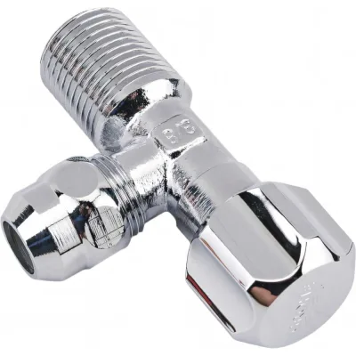 Угловой вентиль GROHE 1/2″-3/8″ для подключения смесителей, хром 2201700M