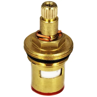 Кран букса для смесителя MasterProf, керамическая, 1/2", 8 мм х 20 шл., угол поворота 180, с доп. резьбой ИС.130863