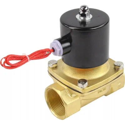 Клапан электромагнитный DN.ru VS2W-100N-NC Ду40 Ру10 двухходовой, латунь, NBR, 24В AC D130-04304