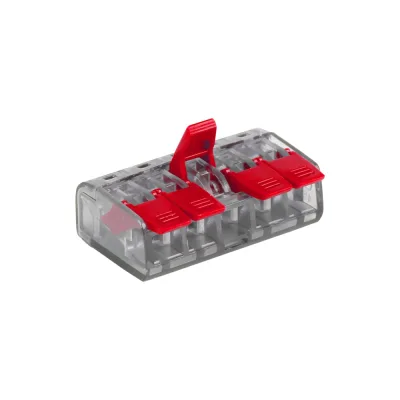 Клемма EKF СМК 221-415 5 отверстий 0.2-4.0 мм2 блистер (5шт.) PROxima plc-smk-221-415b