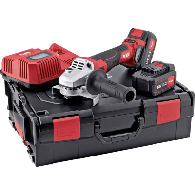 Аккумуляторная угловая шлифовальная машина FLEX LBE 125 18.0-EC/5.0 Set 499323