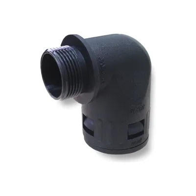 Муфта для гофрированных труб WEYER WQW-M32B/AD28.5 - коннектор угловой, нар. M32x1.5 WE1702600