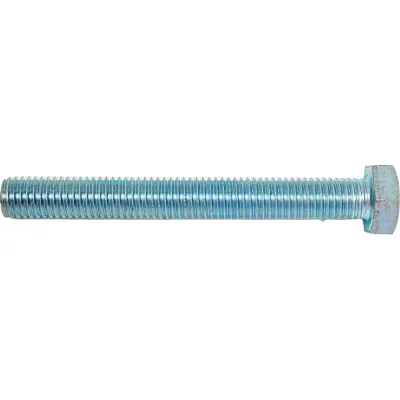 Болт МЕТАЛЛСЕРВИС М12x100, DIN 933, с полной резьбой, цинк, 4 шт. 1239015
