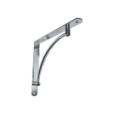 Арочный вогнутый кронштейн MFK-TORG 220х220 хром 73025 К-39