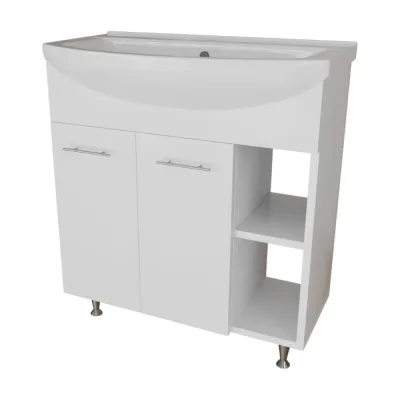 Тумба для ванной MIXLINE АНРИ-75 под раковину Best-75 Sanita Lux ПВХ разбор 556876