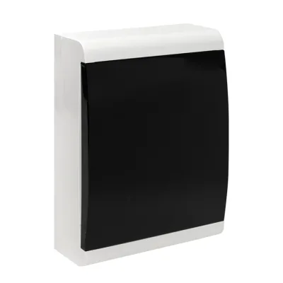 Щит распределительный навесной EKF SlimBox PROxima ЩРН-П-24 пластиковый IP41 339,5х265,5х101,5 мм 24 модуля прозрачная дверь серый (sb-n-24)