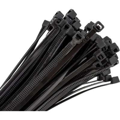 Хомут стяжка нейлоновая SUPRLAN 3,6x250мм черная UV (100pcs) 06-1036
