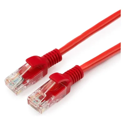 Многожильный патч-корд Cablexpert UTP кат.6, 1м, литой, красный PP6U-1M/R