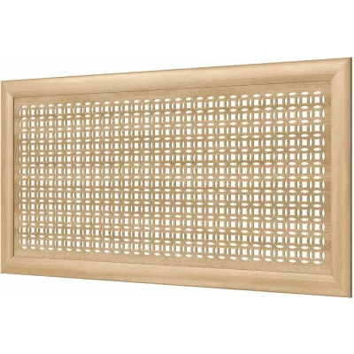 Декоративный экран для радиаторов и батарей Cosca Decor Модерн 600x1200 мм, дуб сонома, сусанна, с рамкой СПБ072549