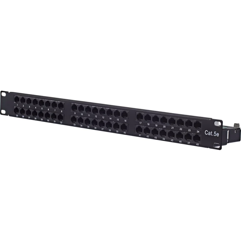 Патч-панель W&T 19", 48 портов RJ-45 WT-2264