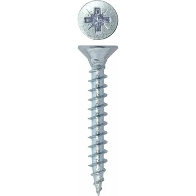 Универсальный саморез Rizzel Pz 4,5x40 белый цинк 5000 шт 00-00464466