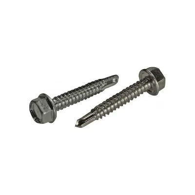 Саморез ЦКИ DIN7504-K JP76 3.5x9.5 мм, сверлоконечный, A2, SW 5.5, 50 шт. 52157
