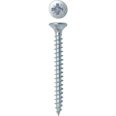 Универсальный саморез Rizzel Pz 3,5x35 белый цинк 10000 шт 00-00464271