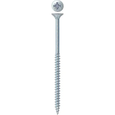 Универсальный саморез Rizzel Pz 5,0x100 белый цинк 2000 шт 00-00464321