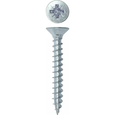 Универсальный саморез Rizzel Pz 4,0x30 белый цинк 10000 шт 00-00464240